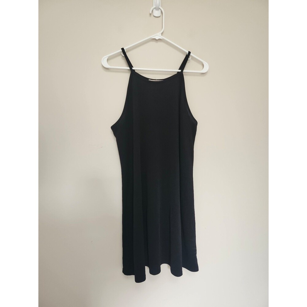 Wallflower Black Halter Spaghetti Strap Mini Dress XL